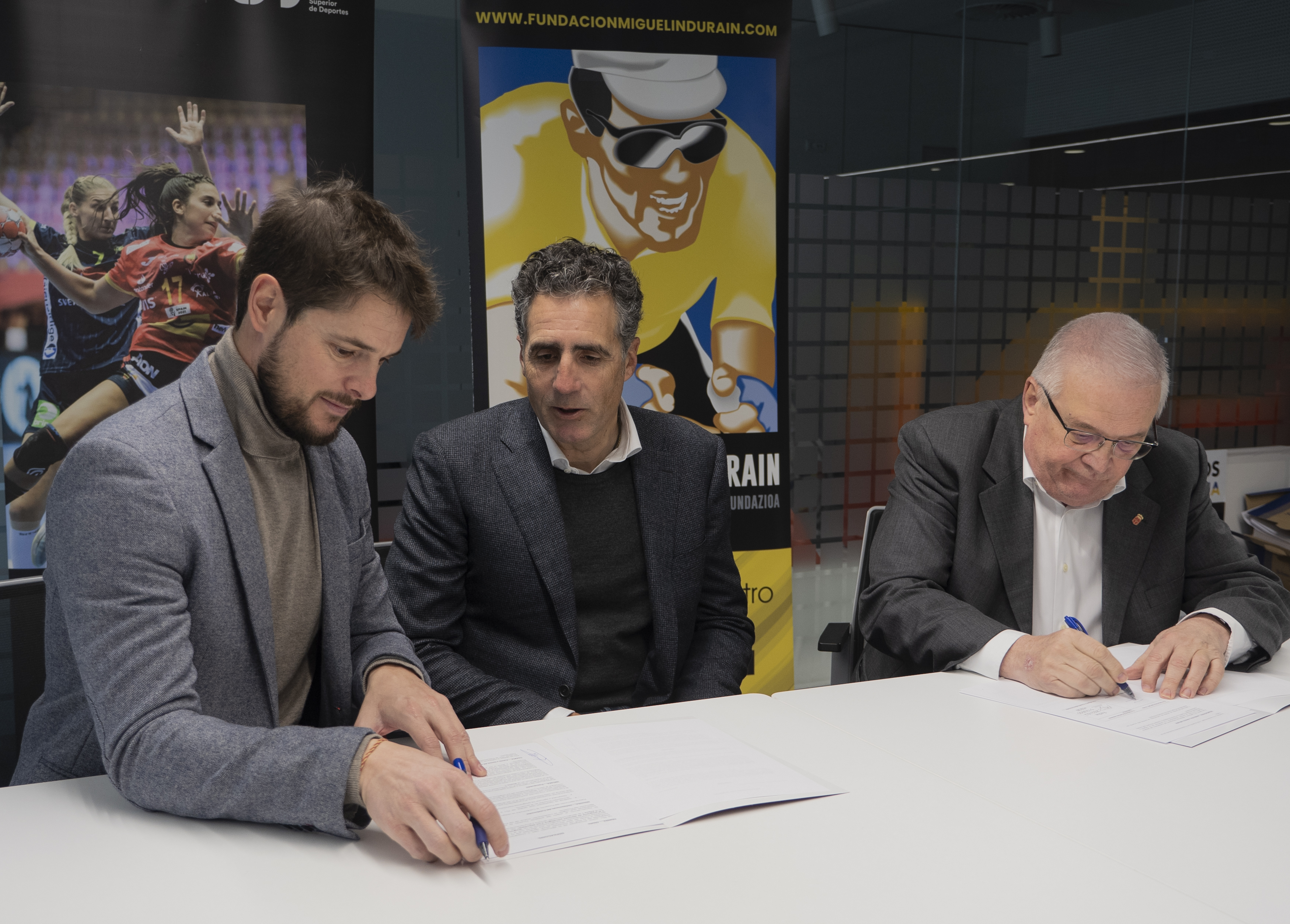 FIRMA DEL CONVENIO CON FUNDACI&Oacute;N DEPORTE JOVEN